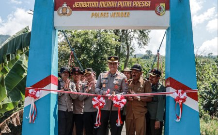 Kapolres Jember Hadirkan Infrastruktur Berdampak Nyata
