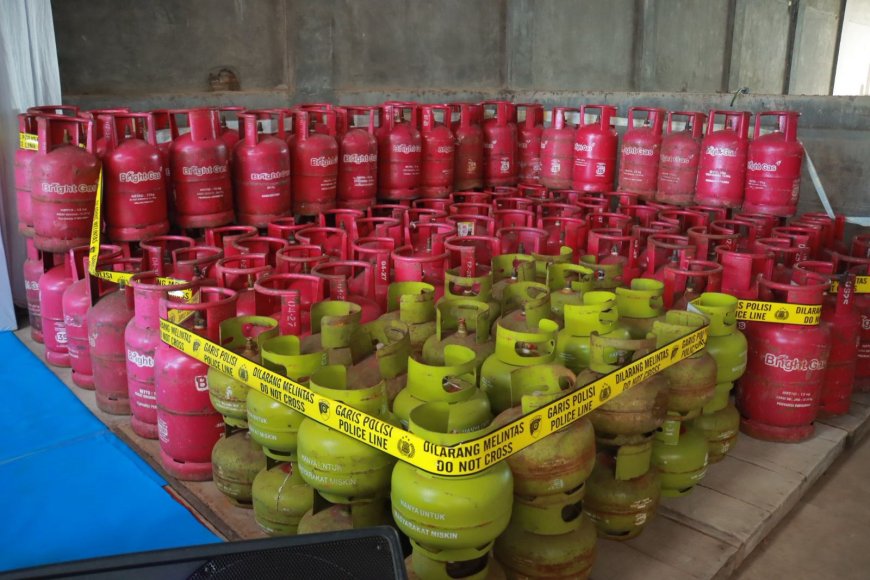 Polisi Tindak Pelaku Penyelewengan LPG Bersubsidi