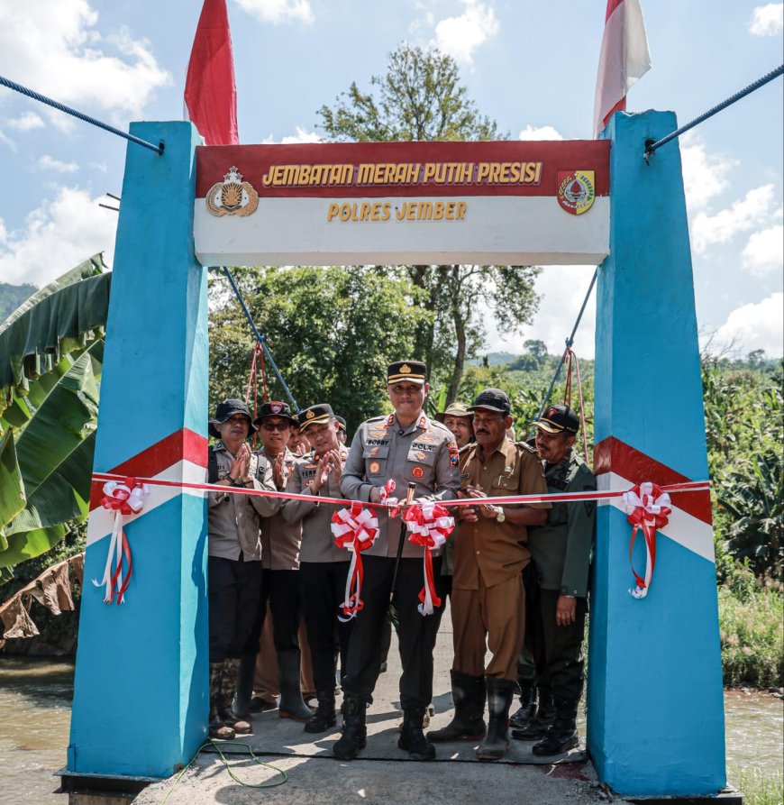 Kapolres Jember Hadirkan Infrastruktur Berdampak Nyata