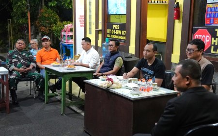 Dialog Kamtibmas di Poskamling Pererat Hubungan Polisi dan Masyarakat