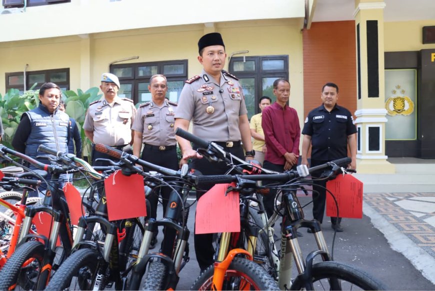 Polisi Ungkap Jaringan Pencurian Sepeda Lintas Wilayah